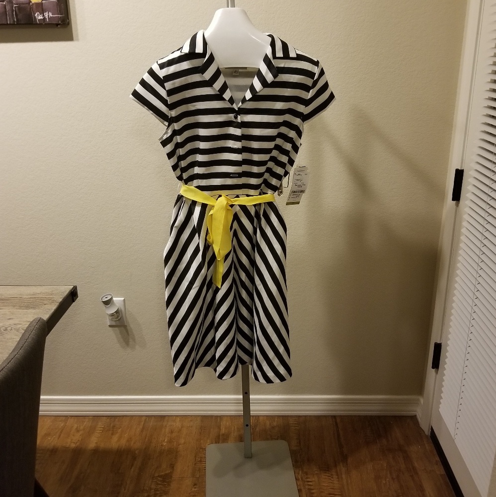 Black and White Dress